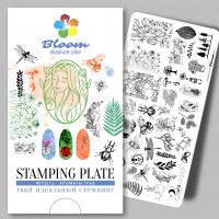 Bloom Пластина для стемпинга 012 (1) Ароматы трав