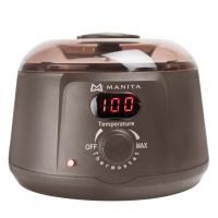 MANITA Professional Воскоплав баночный с силиконовой чашей и дисплеем КОРИЧНЕВЫЙ МР302 MANITA Professional Воскоплав баночный с силиконовой чашей и дисплеем КОРИЧНЕВЫЙ МР302