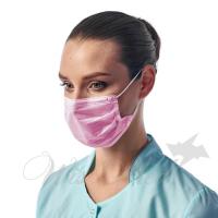 SAFETY Маска медицинская из нетканого материала одноразовая розовая 50 шт./уп.
