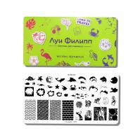 Луи Филипп Пластина для стемпинга Sea world K017