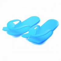 ONE TOUCH Стельки вьетнамки пенопропилен стандарт голубой 5 мм. 25 пар/уп. 05-731