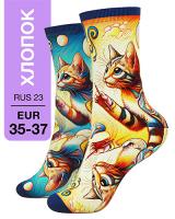 MILV Носки Хлопок 107 High M-09 RUS 23/EUR 35-37