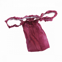 ONE TOUCH Трусы бикини женские с рюшкой бордовый спандбонд 10 шт/уп. (поштучно) 01-561