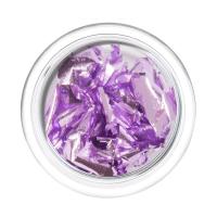 IRISK Фольга отрывная цветная Поталь в баночке 006 лавандовая