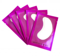 Патчи под глаза для наращивания и окрашивания ресниц классические фуксия