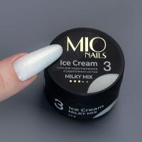 MIO Nails Гель для моделирования ногтей Ice Cream Gel Milky Mix 03 13 г.