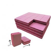 Баф мини-шлифовка для ногтей розовая BAFL-60P 60 шт./уп.