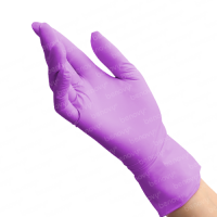 BENOVY перчатки нитриловые текстурированные на пальцах размер S Сиреневые 100 шт./уп. BENOVY перчатки нитриловые текстурированные на пальцах размер S Сиреневые 100 шт./уп.