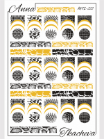 Слайдер-дизайн MilliArt Nails Металл MTL-222