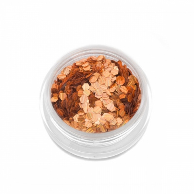 Шестигранники TNL Кошачий глаз 3 оранжевые 10411