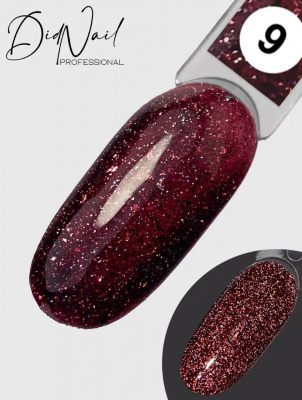 DidNail Professional светоотражающий гель-лак с блестками Bomb Glitter 10 мл. BG#6 DidNail Professional светоотражающий гель-лак с блестками Bomb Glitter 10 мл. BG#6
