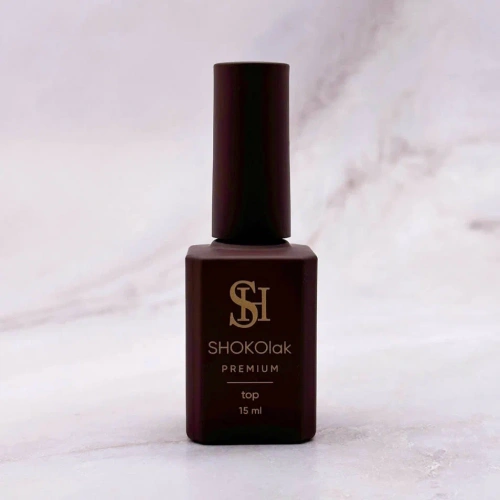 SHOKOlak Топ сверхпрочный глянец TOP GLOSS с UF 15 мл.