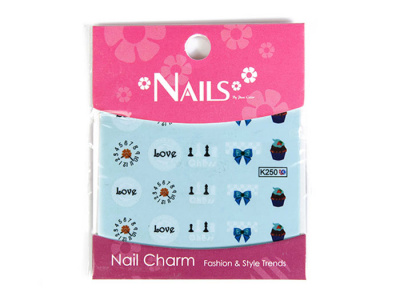 Nails Переводные картинки Y1BHK250