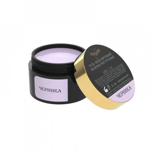 Опция Гель моделирующий самовыравнивающийся молочно-йогуртовый Черника 15 мл.
