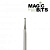 Magic Bits Твердосплавная фреза Шар с продольно-поперечными насечками 0,8 мм.