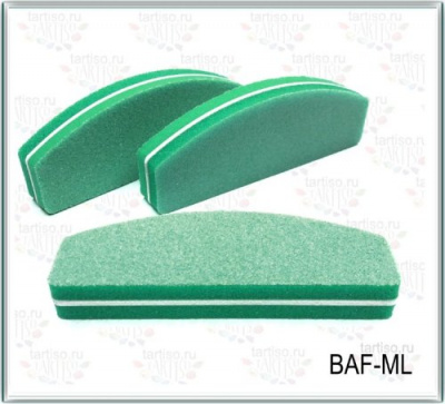 Баф-ластик лодка 8,5см х 3см зеленый BAF-MLG Баф-ластик лодка 8,5см х 3см зеленый BAF-MLG