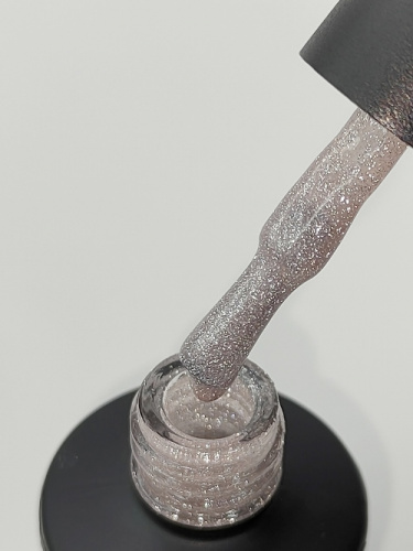 UNO Гель-лак базовый светоотражающий Rubber Color Base Gel Creme 8 г. UBGRRFC