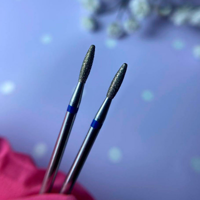 KristallNails, Бор алмазный (Пламя закругленное) Средняя (Синяя) 866.104.263.080.021 KristallNails, Бор алмазный (Пламя закругленное) Средняя (Синяя) 866.104.263.080.021