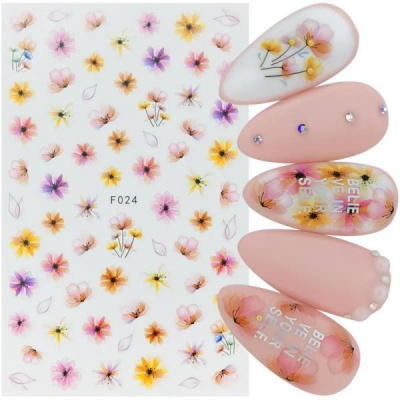 Наклейки Nail Sticker F024 NM-000 Наклейки Nail Sticker F024 NM-000