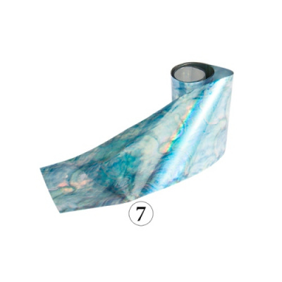 Фольга переводная для ногтей Северное сияние 07