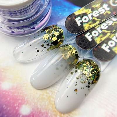 Patrisa Nail Гель для дизайна с глиттером GYPSY GEL Forest 5 г. AE100