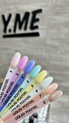 Y.me Жидкий полигель c шиммером 08 14 мл. 02422