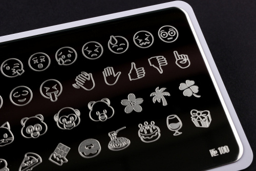 Go Stamp Пластина для стемпинга 100 Text me