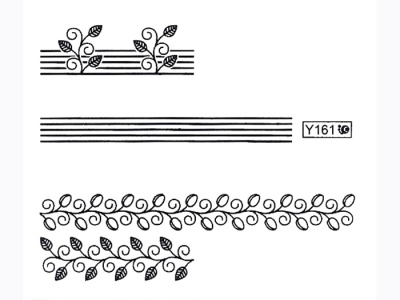 Nails Переводные картинки Y1BHY161