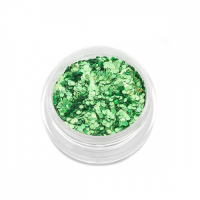 Шестигранники TNL Кошачий глаз 4 зеленые 10445