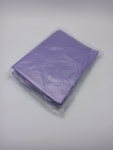 Фартук Россия полиэтиленовый Фиолетовый 80х120 см. 50 шт./уп.