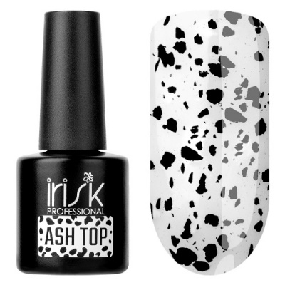 IRISK Топ декоративный без липкого слоя Ash Top 10 мл. 01 Black М529-16 IRISK Топ декоративный без липкого слоя Ash Top 10 мл. 01 Black М529-16