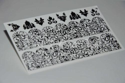 Слайдер дизайн фольгированный 76 черный