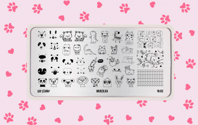 Go Stamp Пластина для стемпинга 083 Murzilka