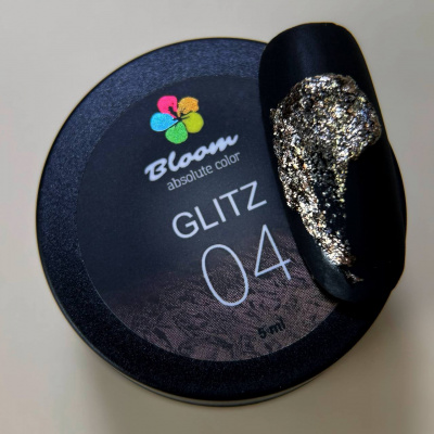 Bloom Гель GLITZ №04 (бронза) 5 мл.