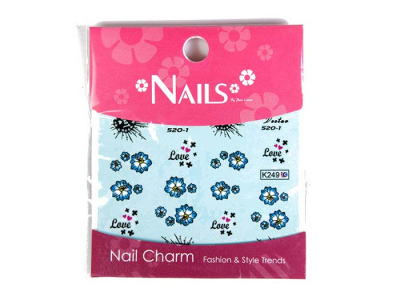 Nails Переводные картинки Y1BHK249
