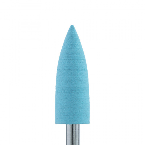 KristallNails, Полир силикон-карбидный Конус 6 мм. Средний 406 голубой