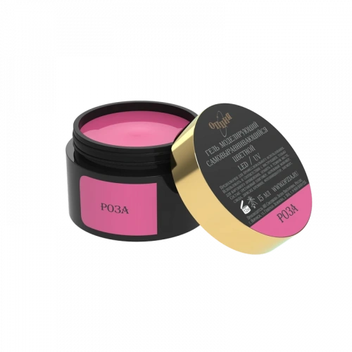 Опция Гель моделирующий самовыравнивающийся цветной Роза 15 мл.