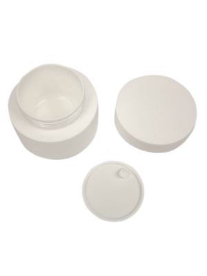 Баночка для геля белая матовая 50 г.