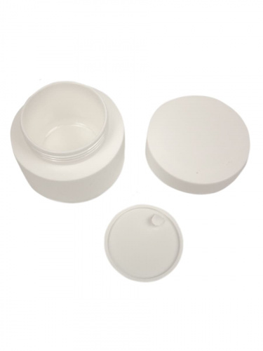 Баночка для геля белая матовая 50 г.