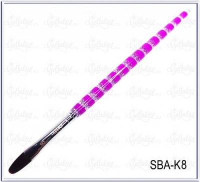 TARTISO Кисть для геля 8 (нейлон) SBA-K8 TARTISO Кисть для геля 8 (нейлон) SBA-K8