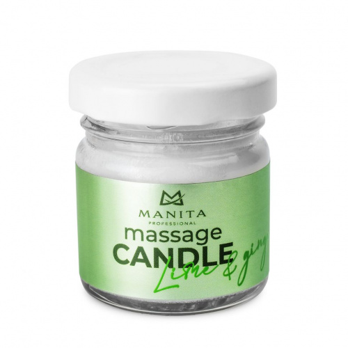 MANITA Professional Свеча Массажная LIME & GINGER 30 мл.