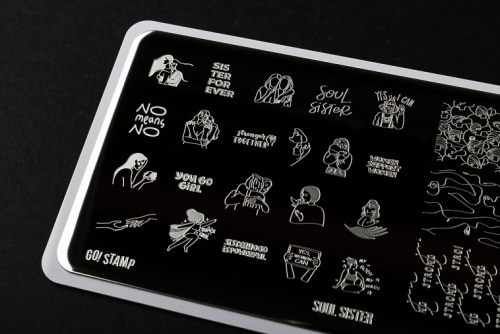 Go Stamp Пластина для стемпинга 108 Soul Sister