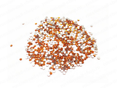 Стразы JessNail стекло ss4-2 мм./150 шт. Оранжевый