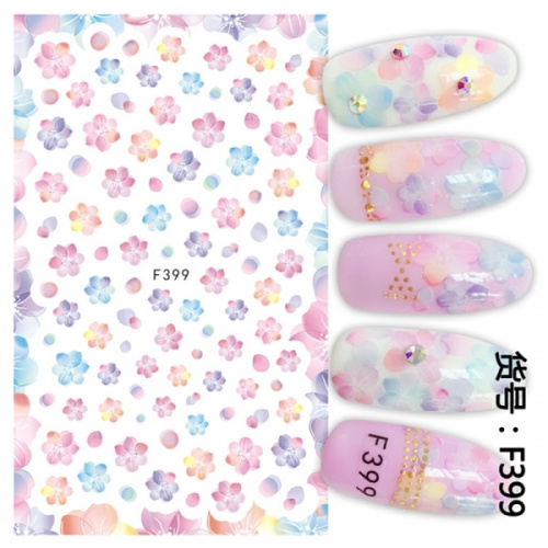 Наклейки Nail Sticker F399 NM-000