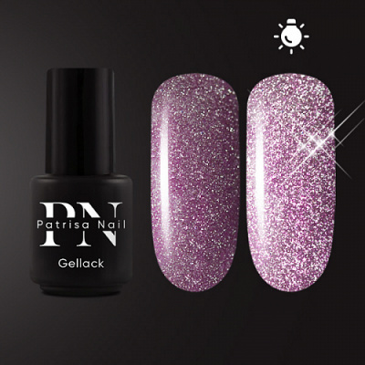 Patrisa Nail светоотражающий гель-лак Pink Flash 3,5 мл. B235