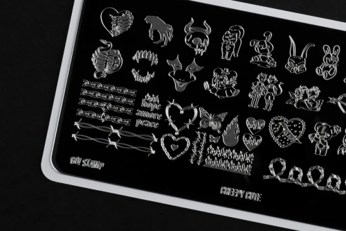 Go Stamp Пластина для стемпинга 258 Creepy Cute