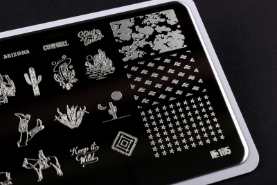 Go Stamp Пластина для стемпинга 105 Cowgirl