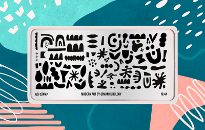 Go Stamp Пластина для стемпинга 044 Modern Art