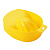 Ванночка маникюрная с углублением желтая 19012