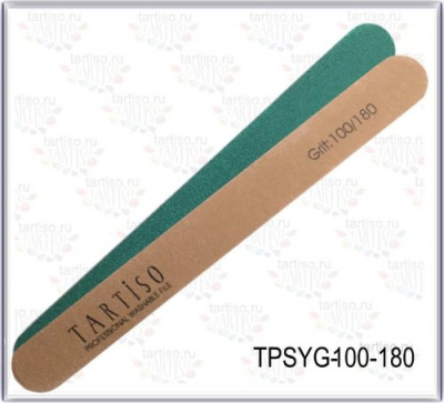 Пилка TARTISO прямая желто-зеленая (100/180) TPSYG-100-180 Пилка TARTISO прямая желто-зеленая (100/180) TPSYG-100-180